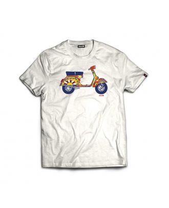 t-shirt vespa carretto