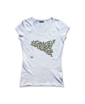 t-shirt farfalle