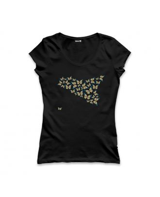 t-shirt farfalle